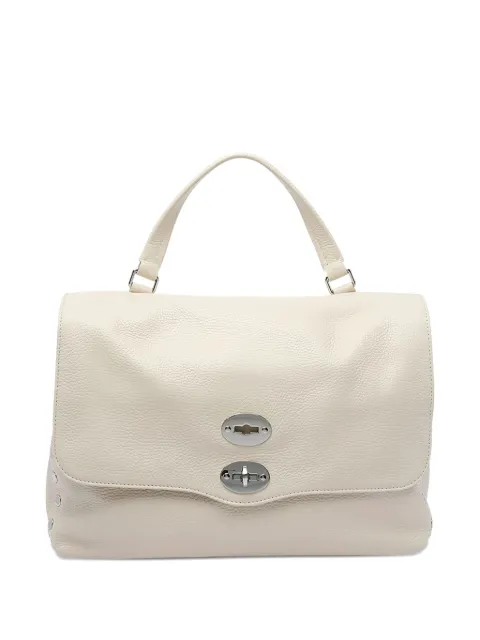 Zanellato Postina® double-fastening leather tote bag