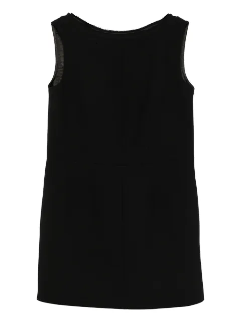 Prada sleeveless boat-neck mini dress