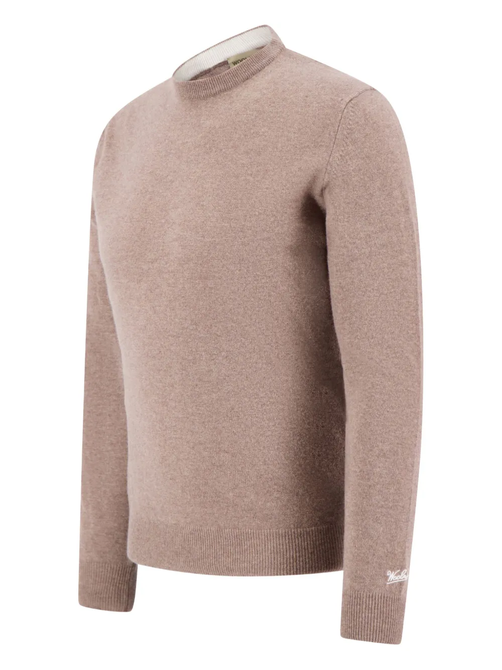 Woolrich crew-neck wool sweater - Roze