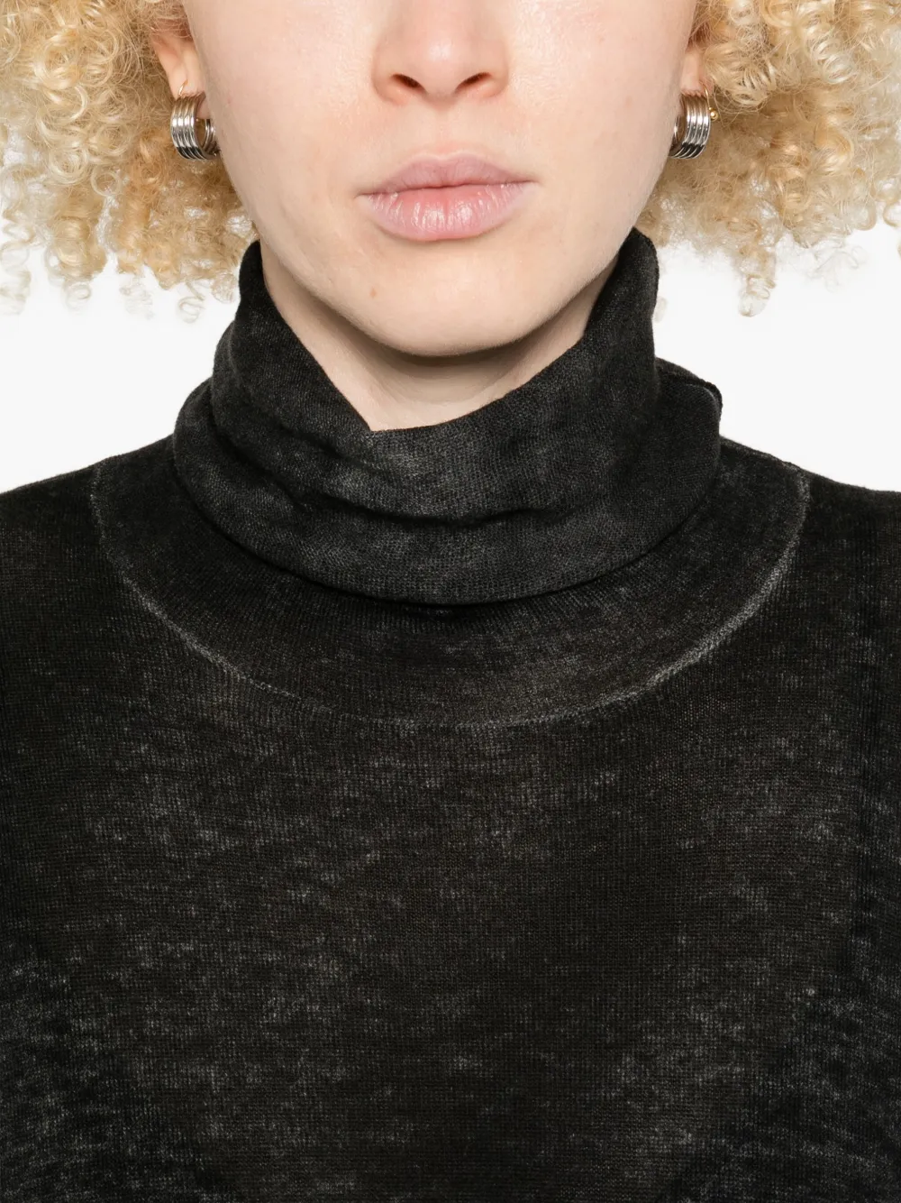 Avant Toi Turtleneck Sweater In Black