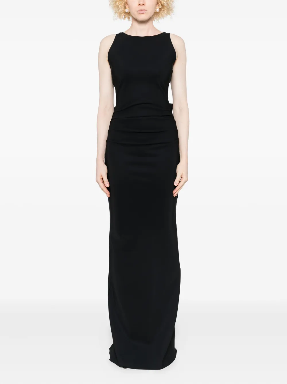CHIARA BONI La Petite Robe Jurk met strik-detail Zwart