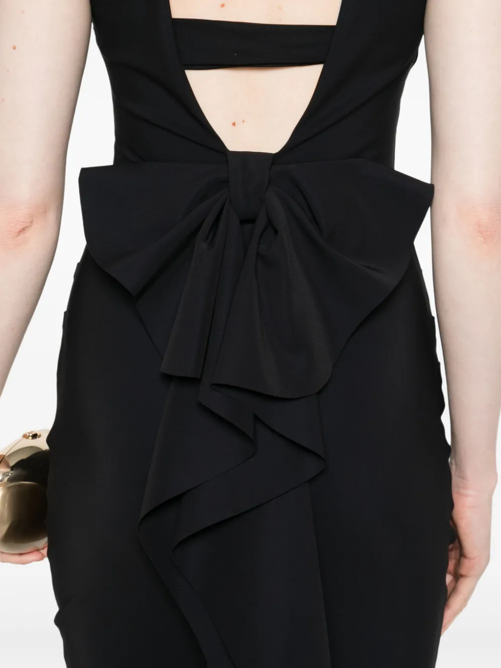 CHIARA BONI La Petite Robe Jurk met strik-detail Zwart
