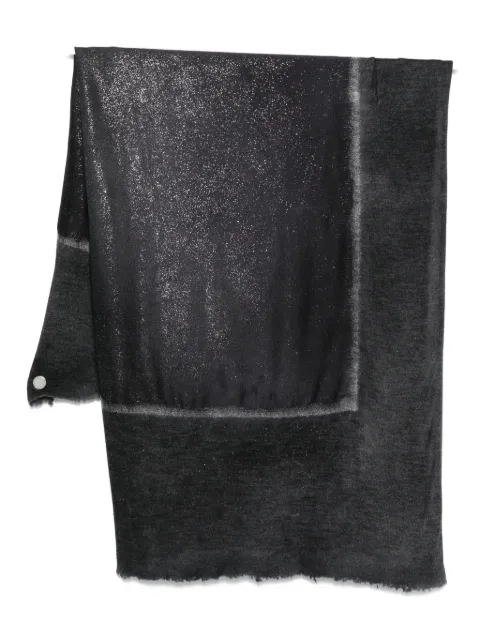 Avant Toi 글리터 디테일 프린지 스카프