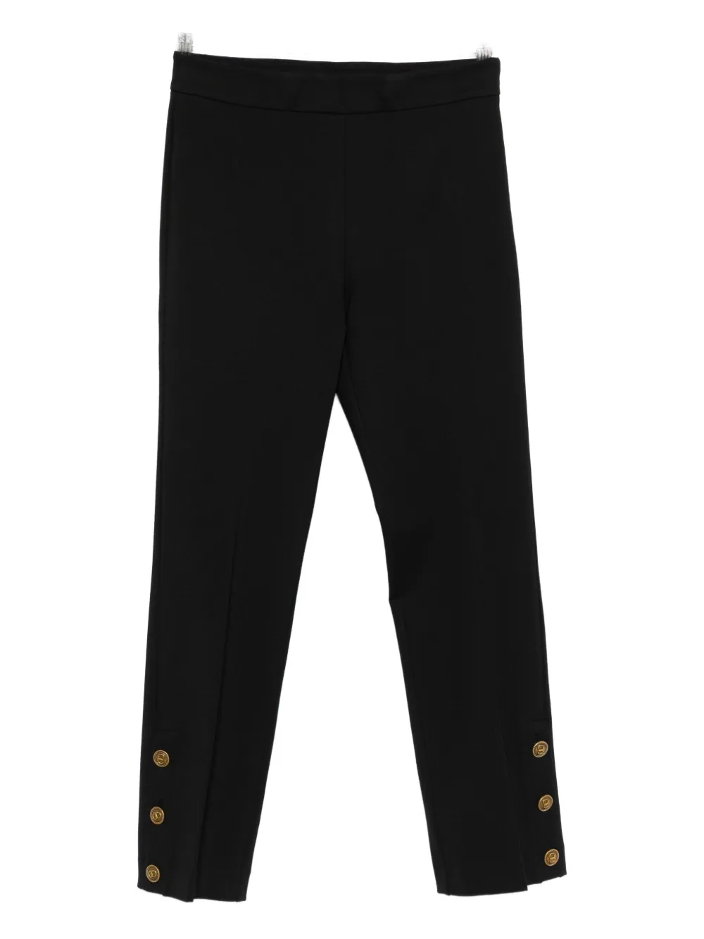 TWINSET cropped trousers Zwart