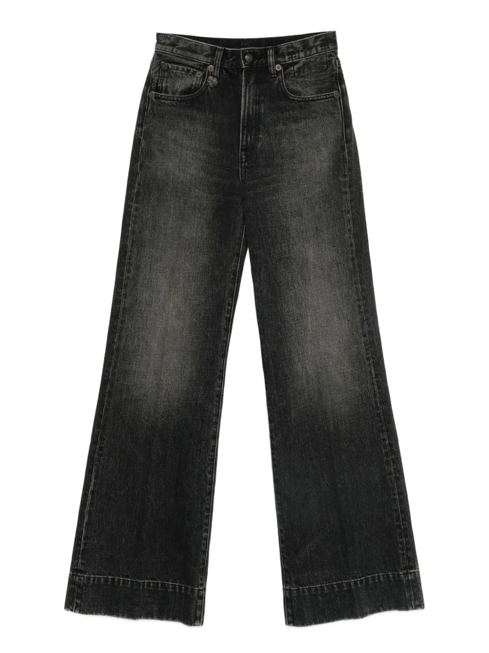 R13 faded-effect jeans | Black | Image 1