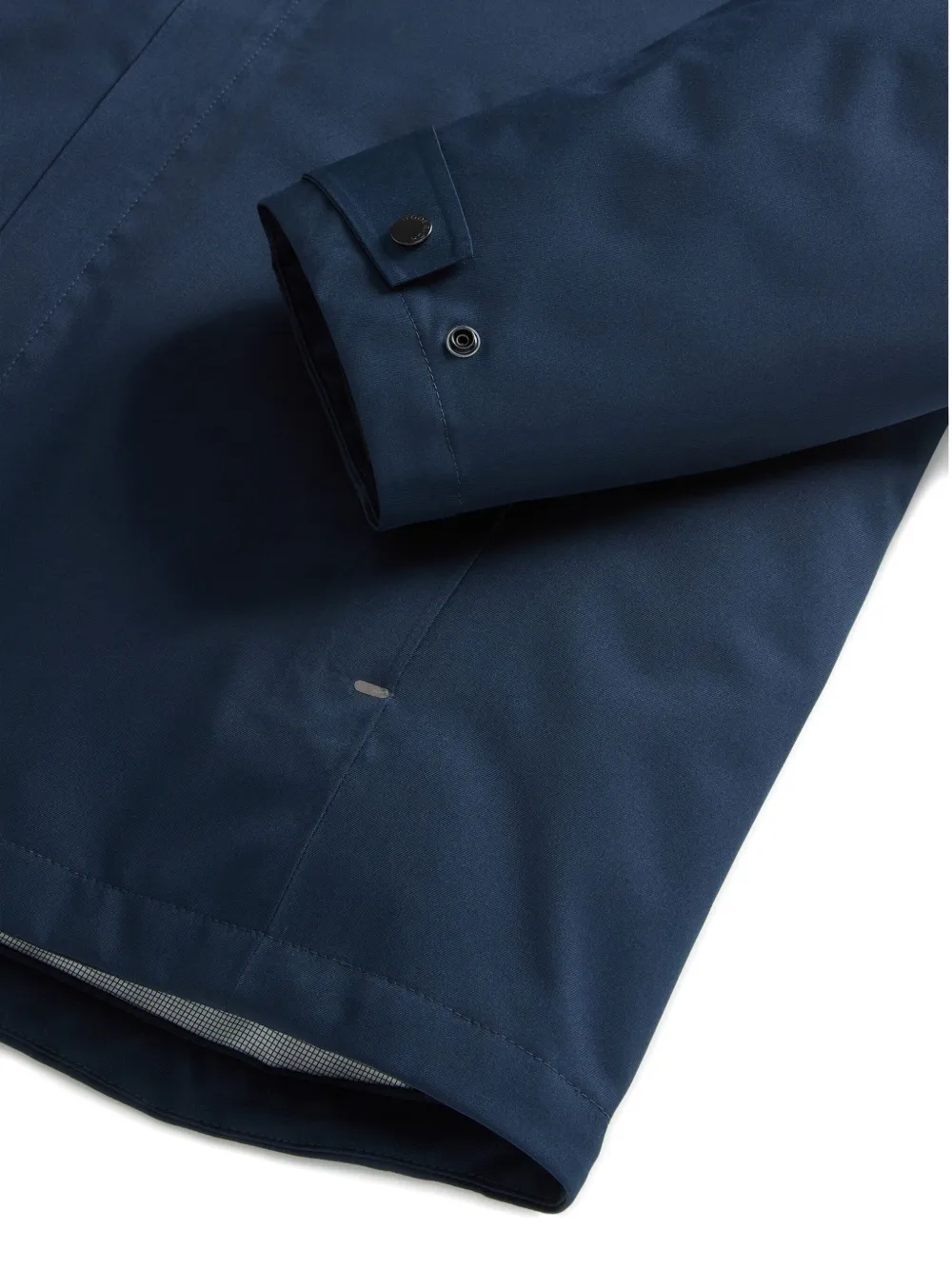 Woolrich hooded quilted jacket Blauw