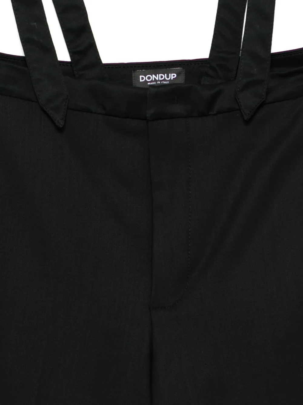 Dondup Suspender Trousers In Black