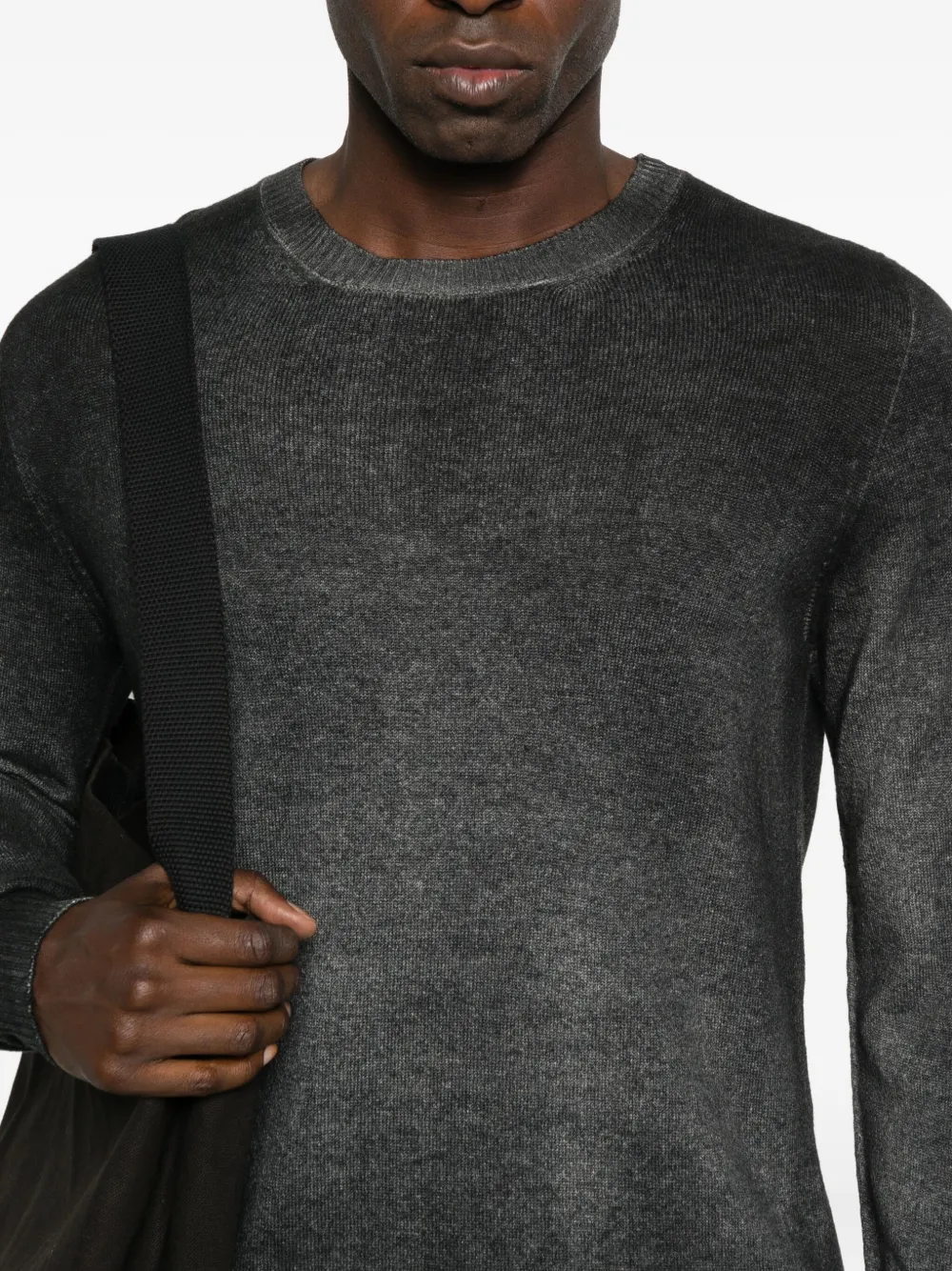 Avant Toi Fijngebreide trui Zwart