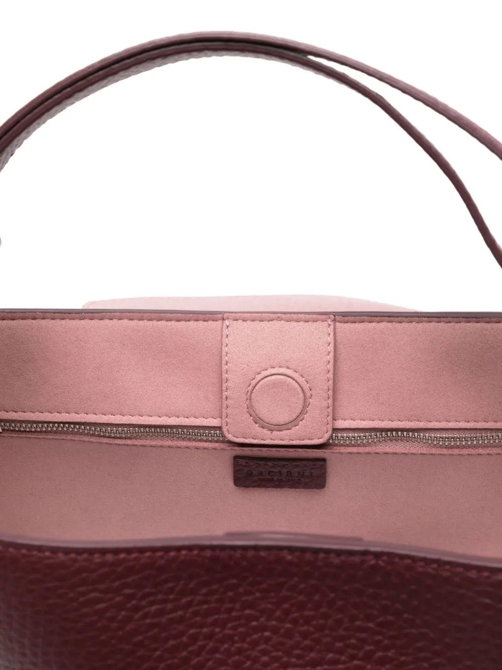 Orciani Versatile Handbag Adjustable Strap In Red