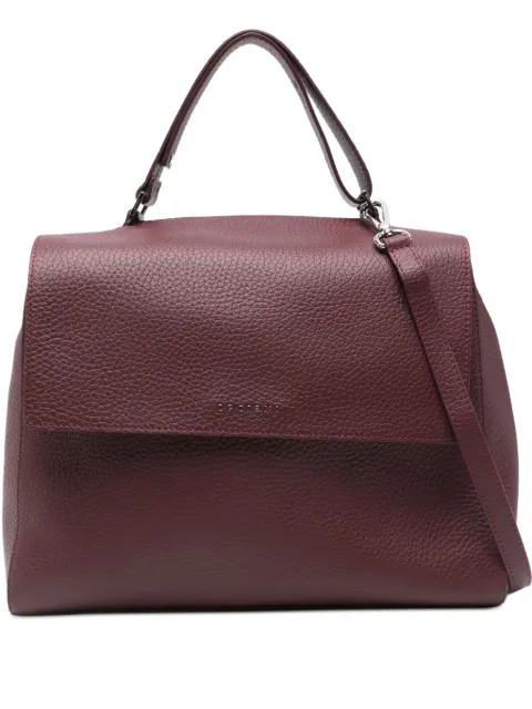 Orciani leather shoulder bag