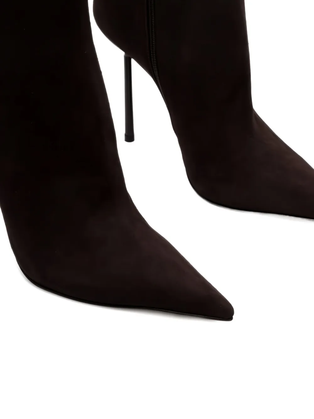 Le Silla 130 mm stiletto laarzen met puntige neus Bruin