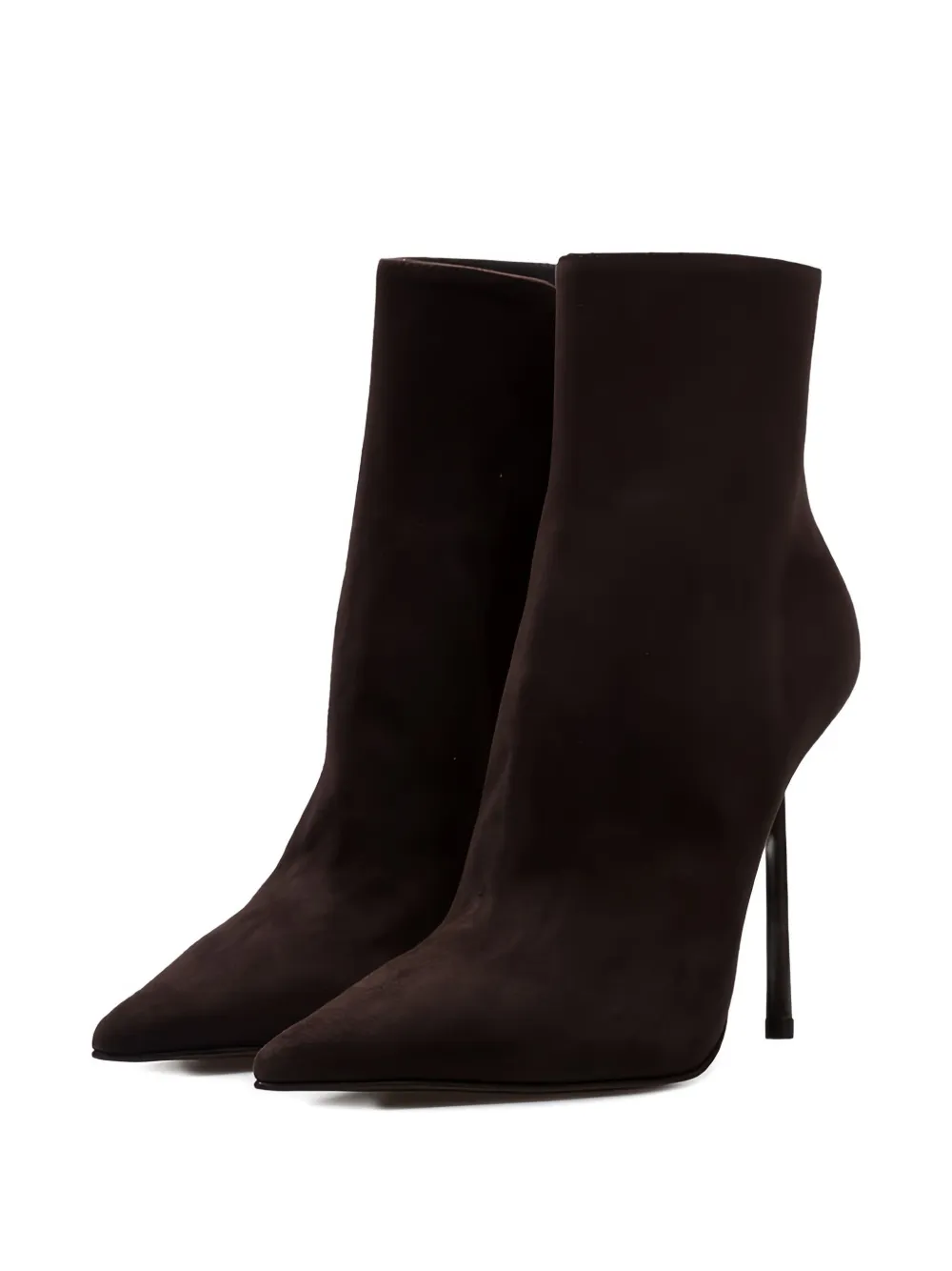 Le Silla 130 mm stiletto laarzen met puntige neus Bruin