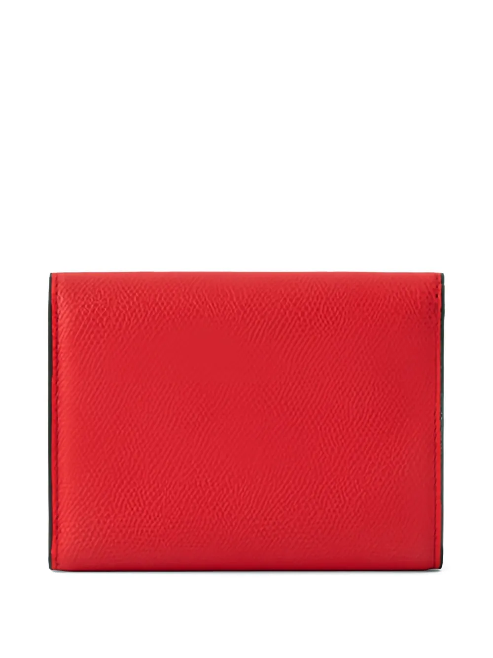 Valextra flap-closure leather wallet - Rood
