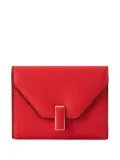 Valextra flap-closure leather wallet - Red