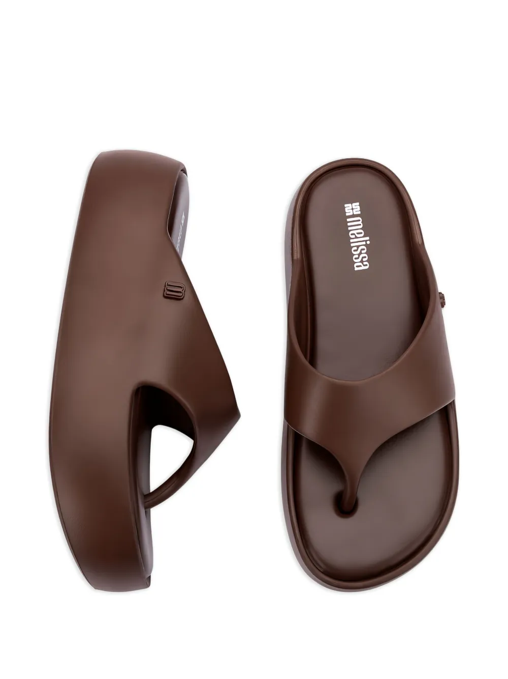 Melissa Platform Slides In Brown