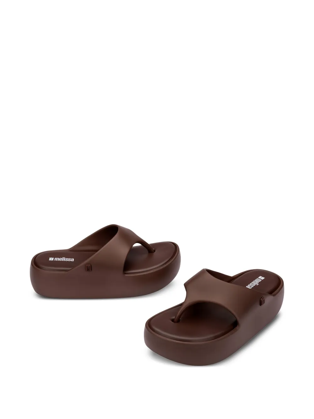 Melissa Platform Slides In Brown