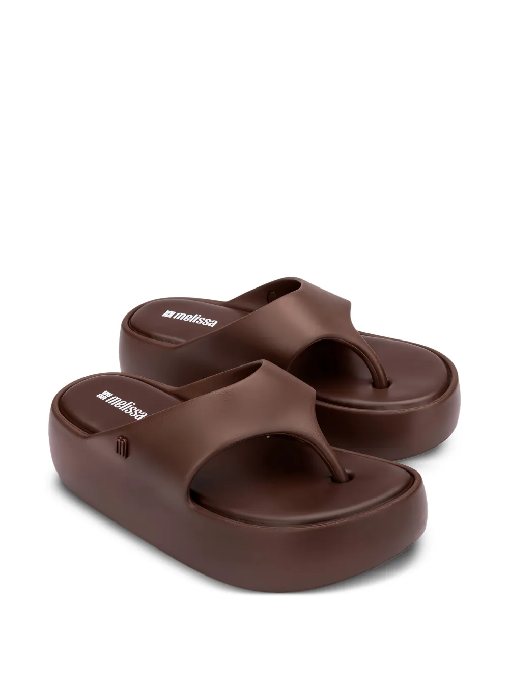 Melissa Platform Slides In Brown