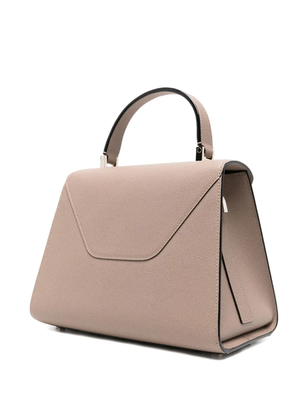 Valextra Mini Top-handle Flap Tote Bag In Neutral