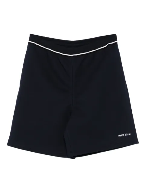 Miu Miu elastic-waistband shorts