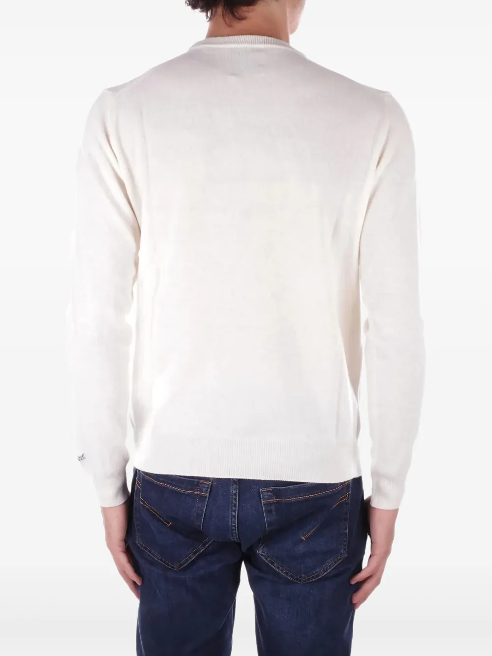 Woolrich crew-neck wool sweater - Wit