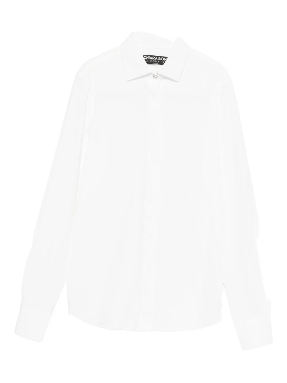 CHIARA BONI La Petite Robe button-down collar shirt - Bianco