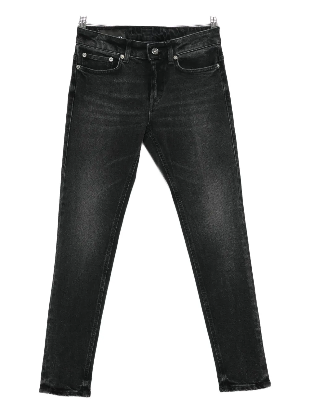 DONDUP logo-appliqué skinny-cut jeans - Nero