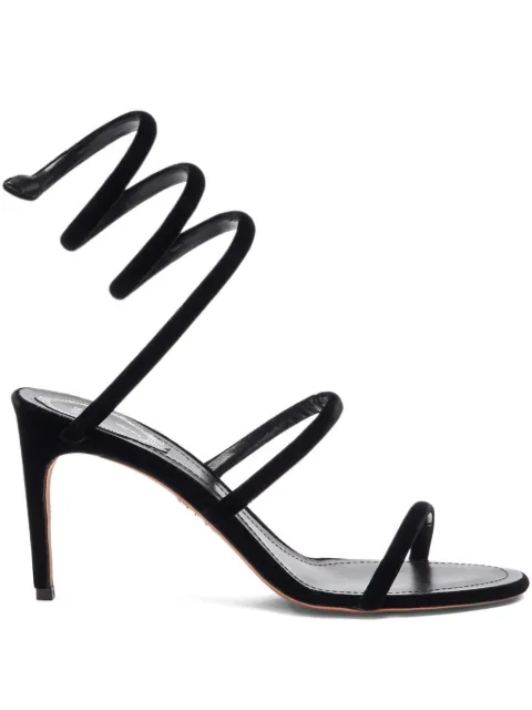 René Caovilla 80mm Cleo spiral-ankle-strap sandals