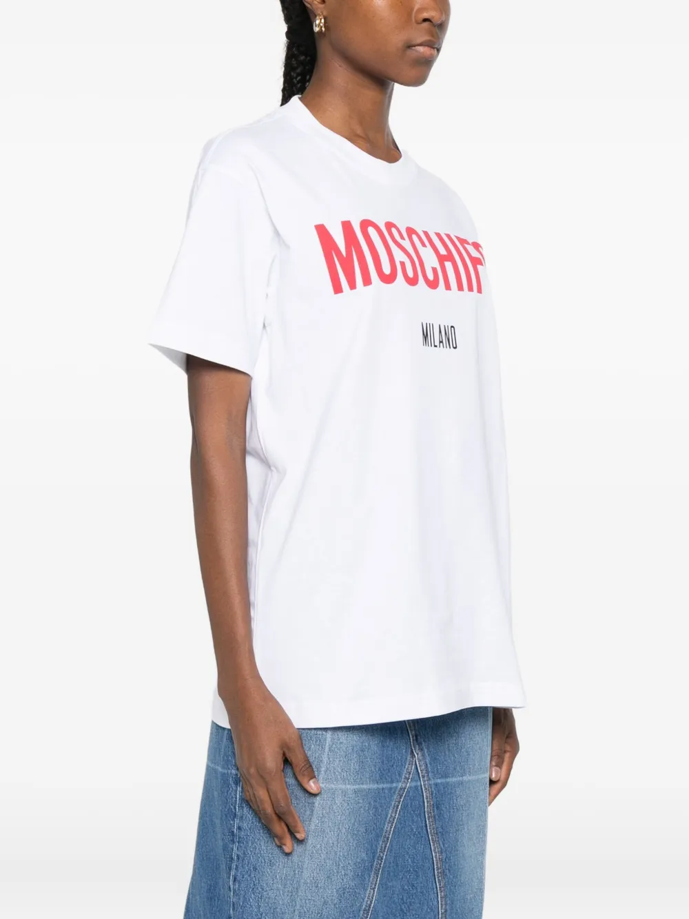 Moschino Logo-print T-shirt In White