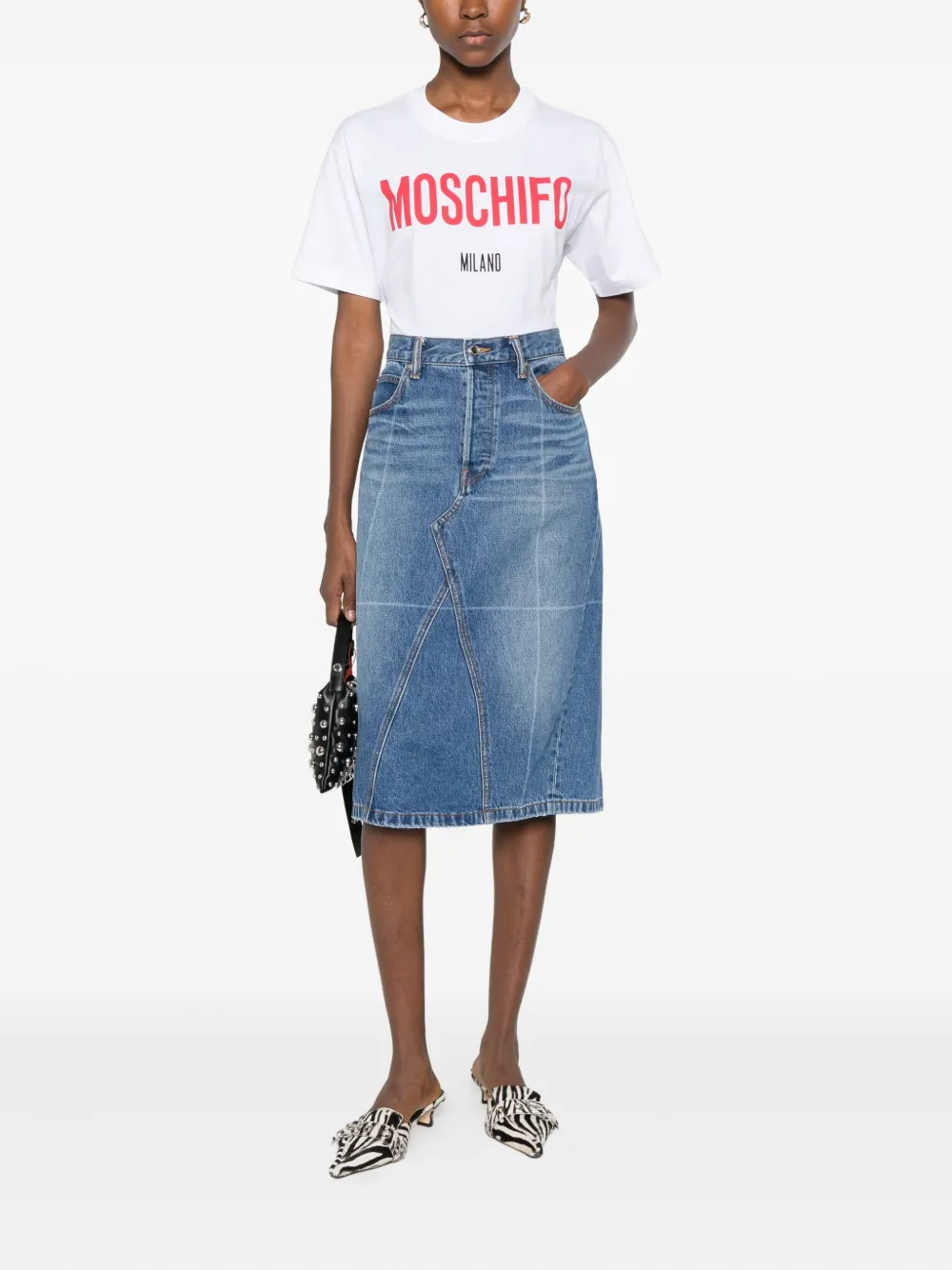 Moschino Logo-print T-shirt In White