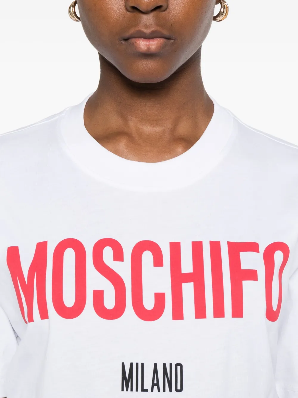 Moschino Logo-print T-shirt In White