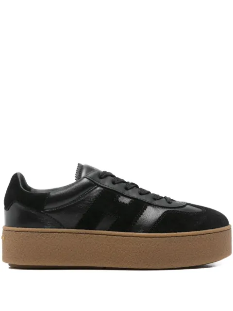 Hogan suede panelled sneakers