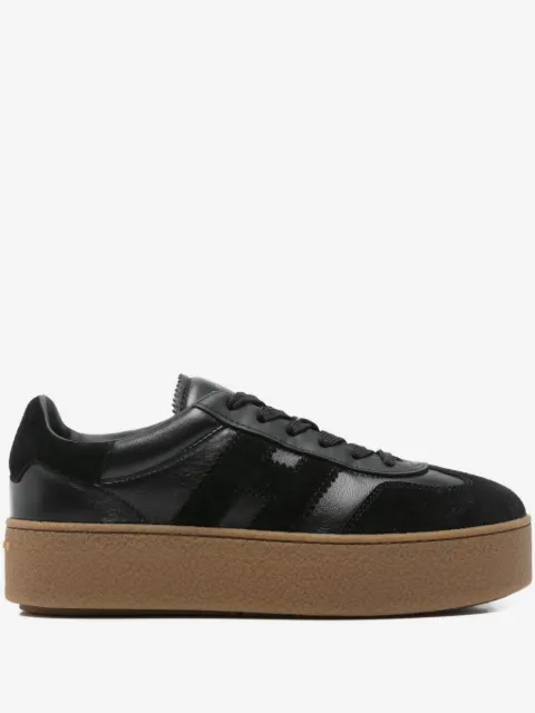 Hogan suede panelled sneakers