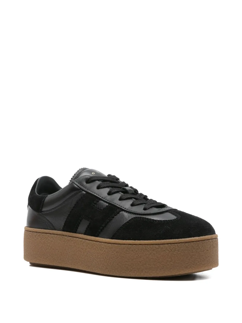 Hogan baskets en daim à empiècements | baskets basses | Image 2