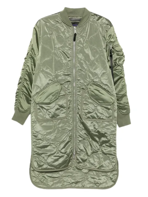 Alpha Industries quilted zip-up jacket