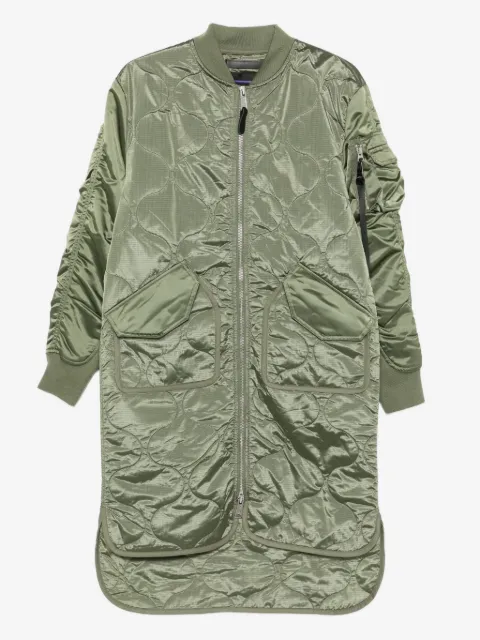 Alpha Industries quilted zip-up jacket