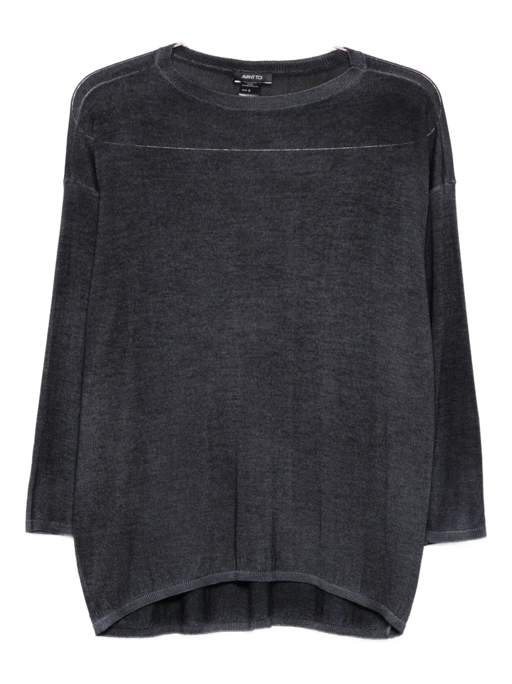Avant Toi three-quarter sleeve sweater | Blue | Image 1