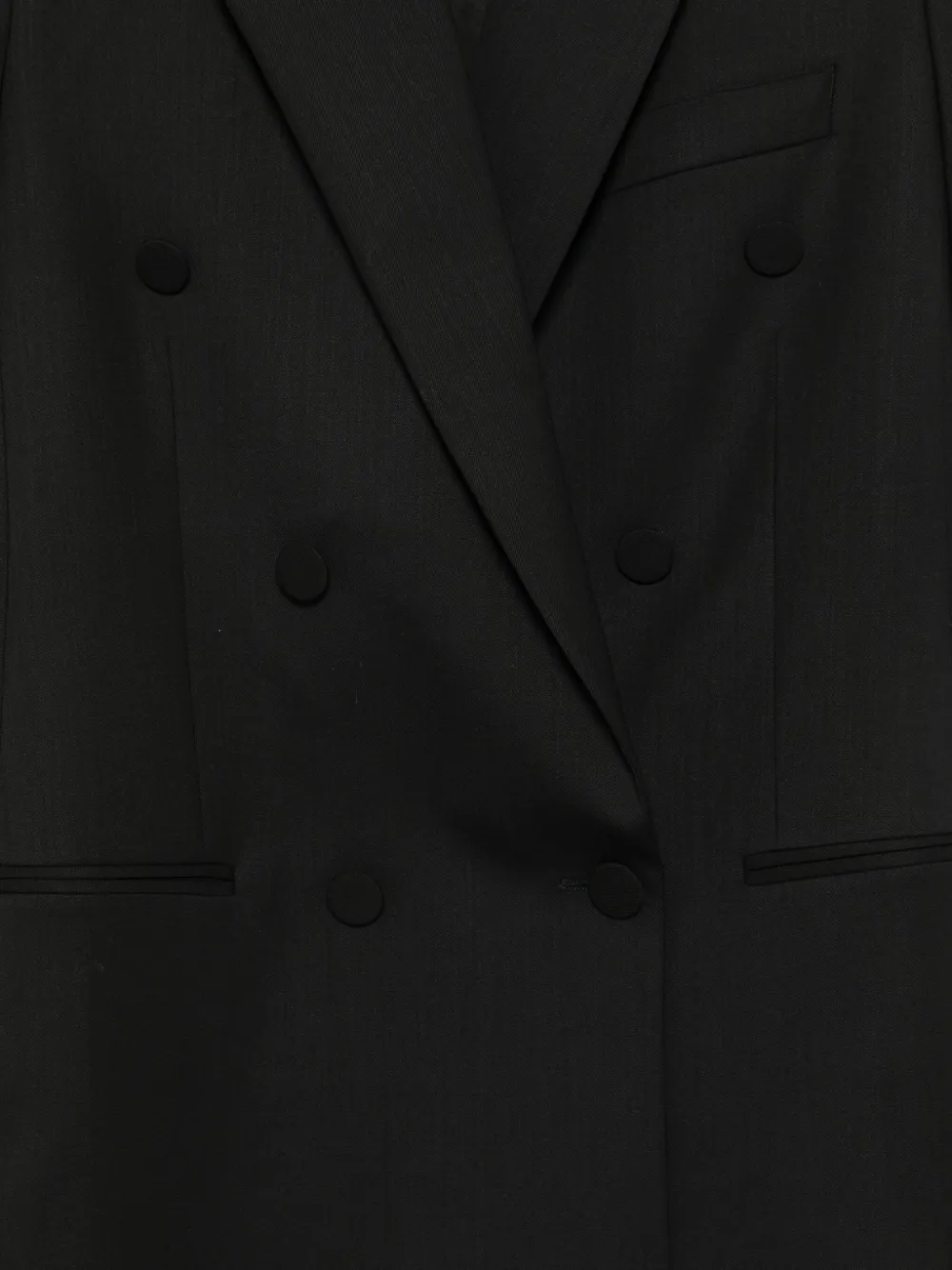 Dondup Double-breasted Blazer In Black