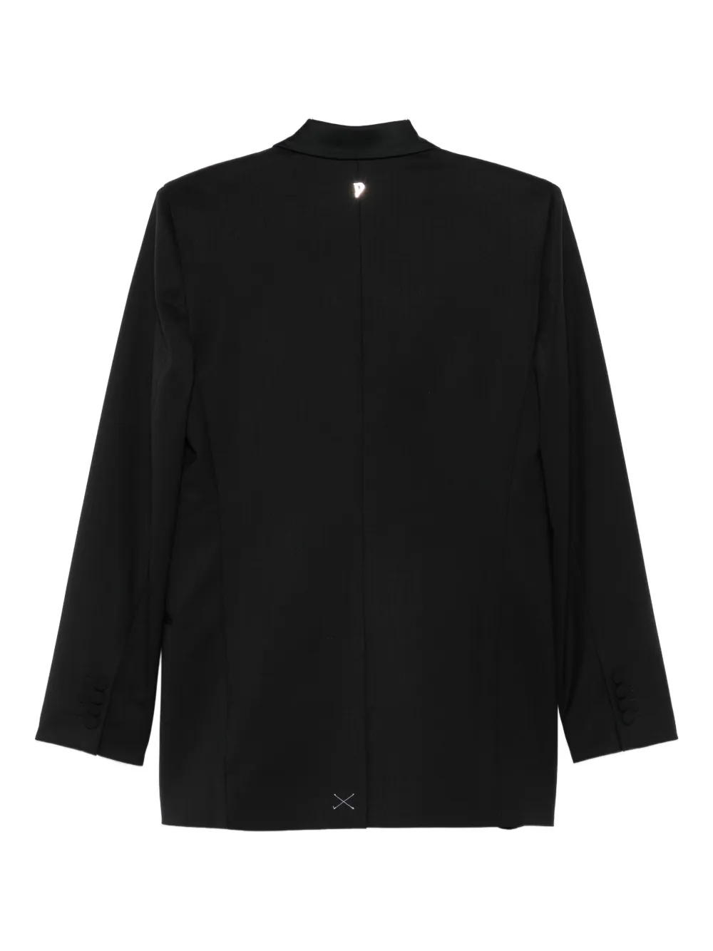 Dondup Double-breasted Blazer In Black