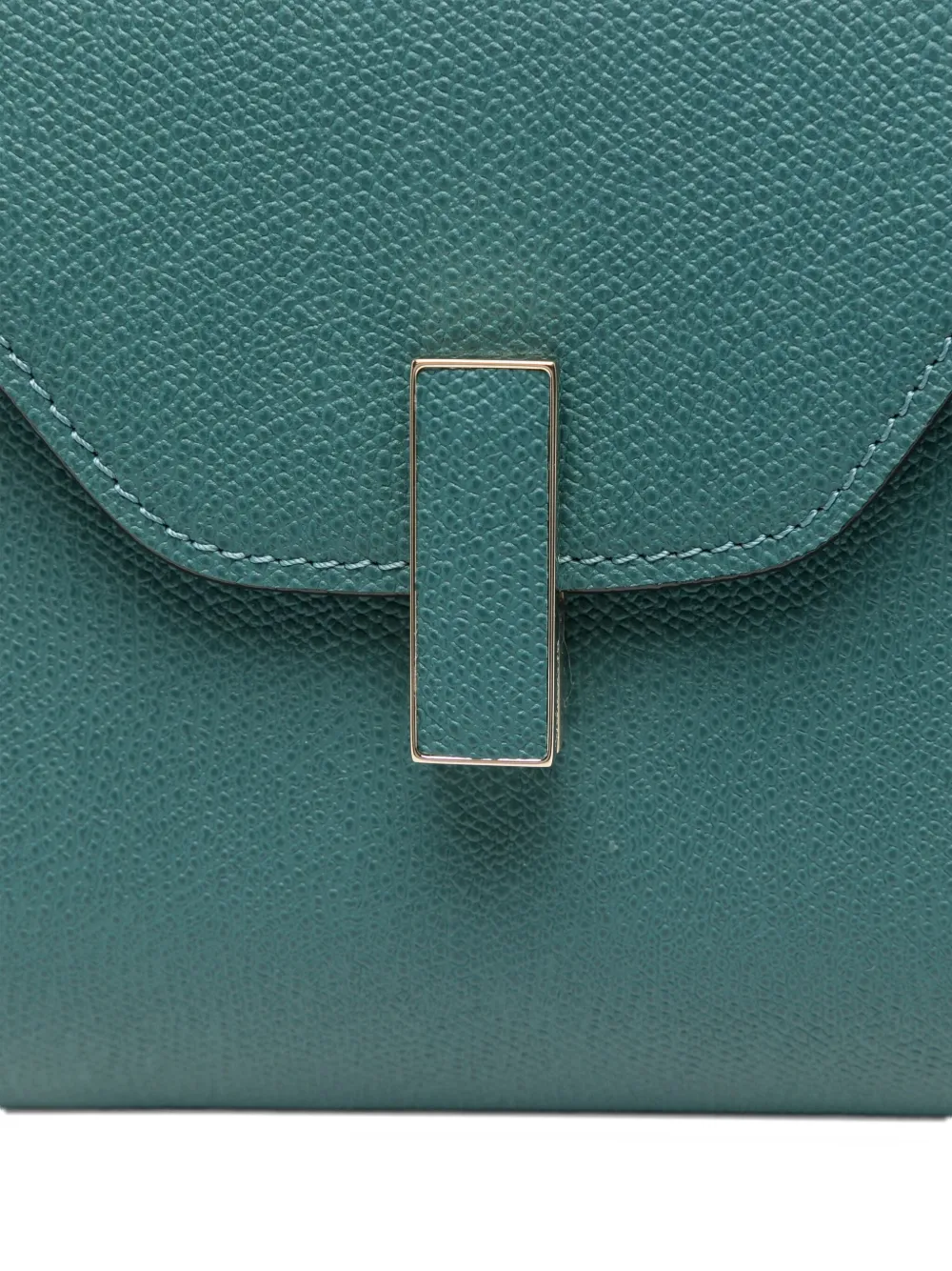 Valextra Mini Flap-closure Top-handle Tote Bag In Green
