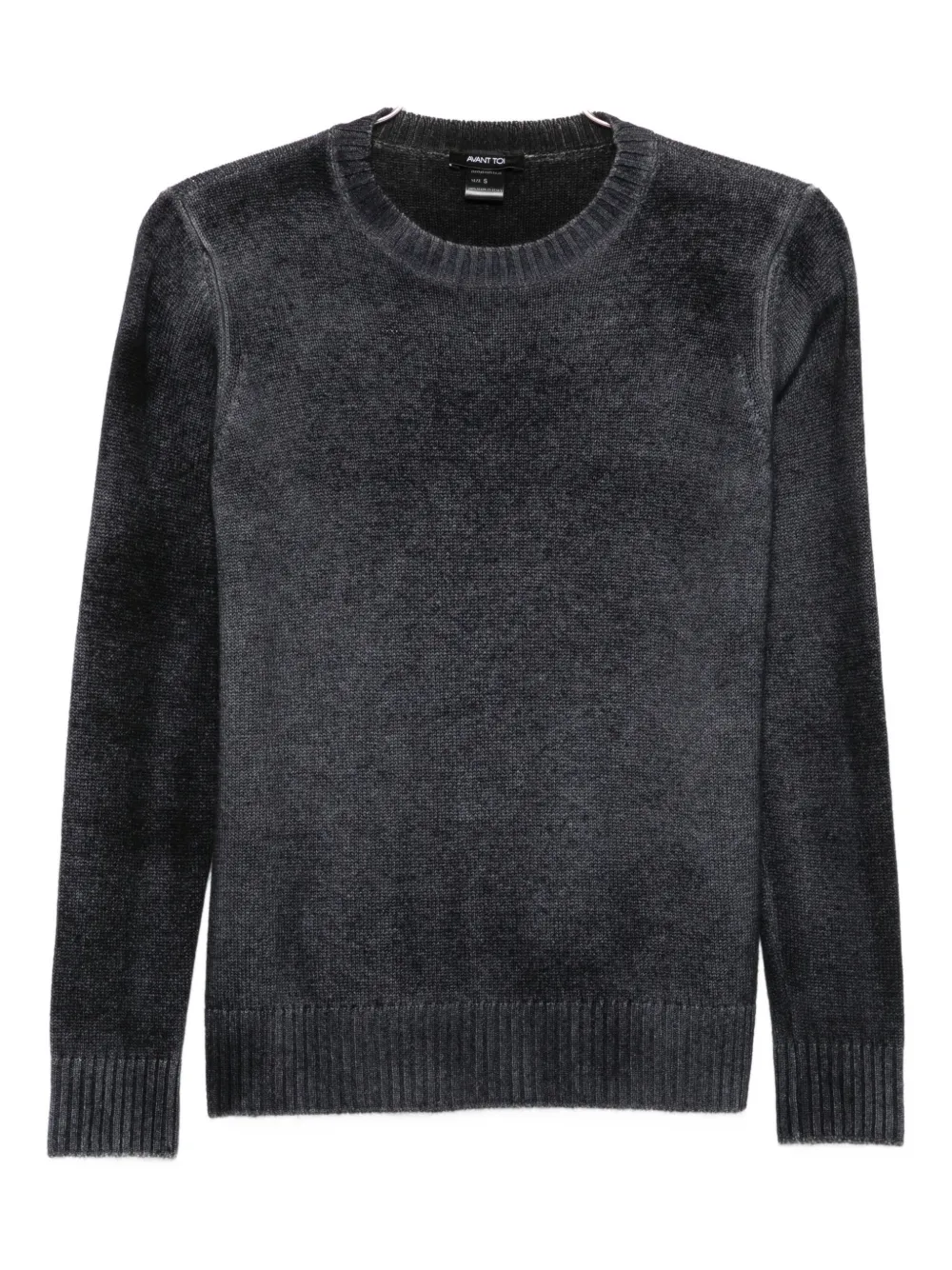 Avant Toi ribbed crew-neck sweater | Blue | Image 1