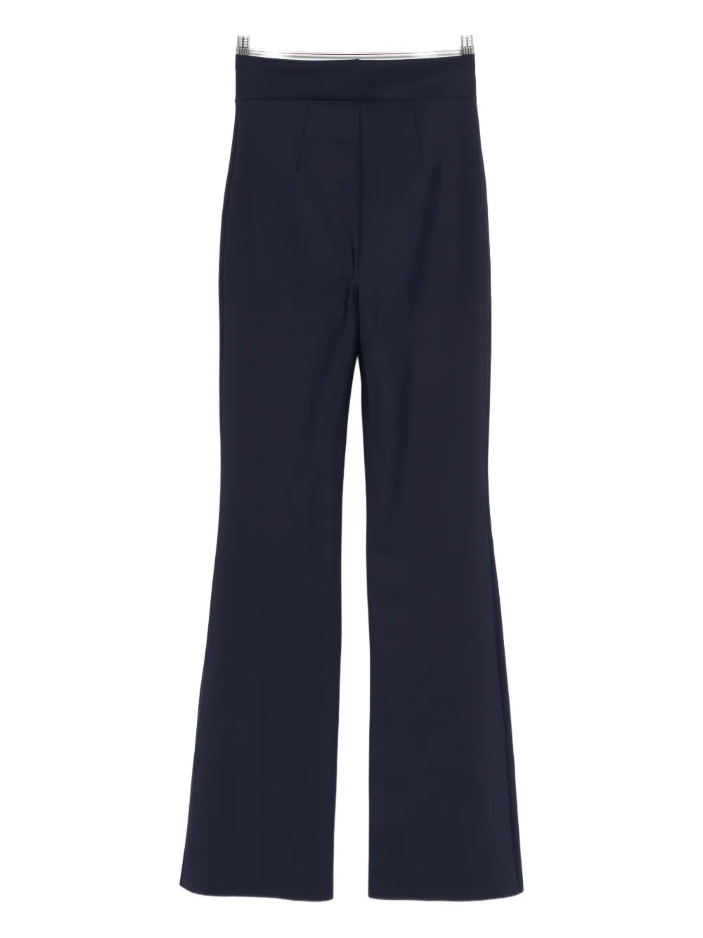 CHIARA BONI La Petite Robe high-waisted flared trousers - Blauw