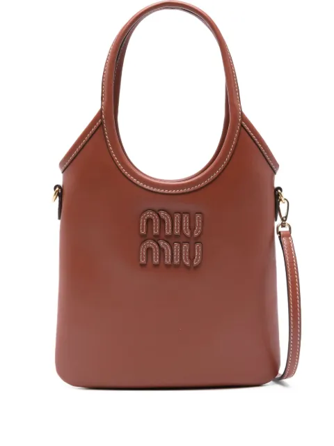 Miu Miu logo-appliqué top-handles shoulder bag