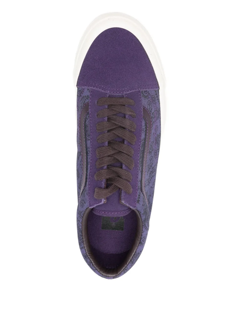 Vans Old Skool Lx Paisley-print Sneakers In Purple