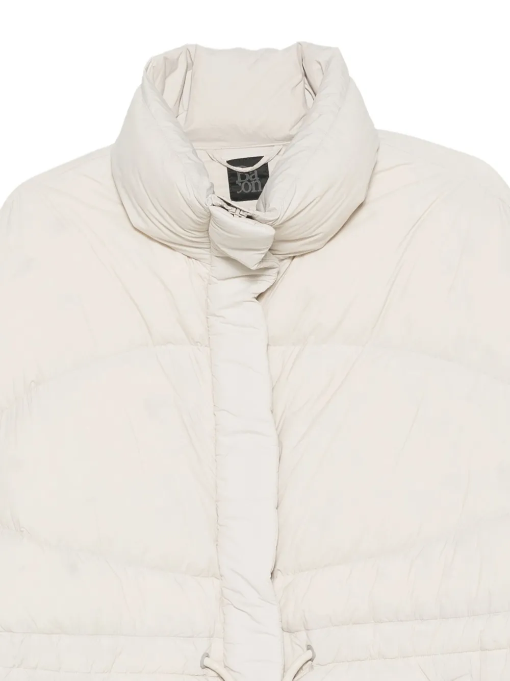 Bacon Gewatteerd jack met paspelzak Wit