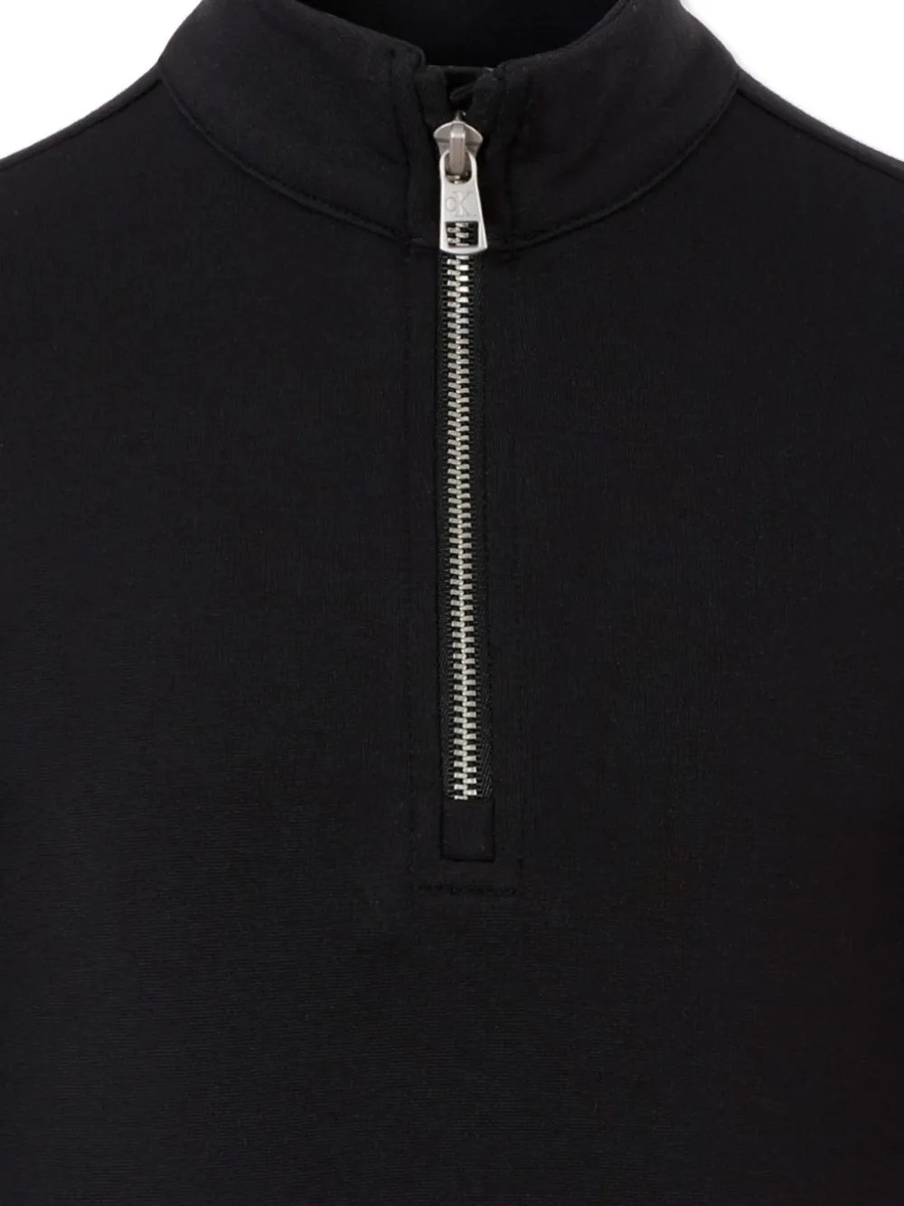 Calvin Klein Kids Top met lange mouwen en rits Zwart