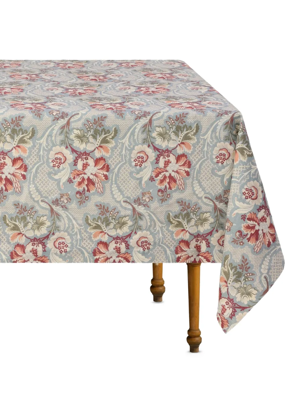 Cabana Iris Linen Tablecloth (320cm X 170cm) In Multi