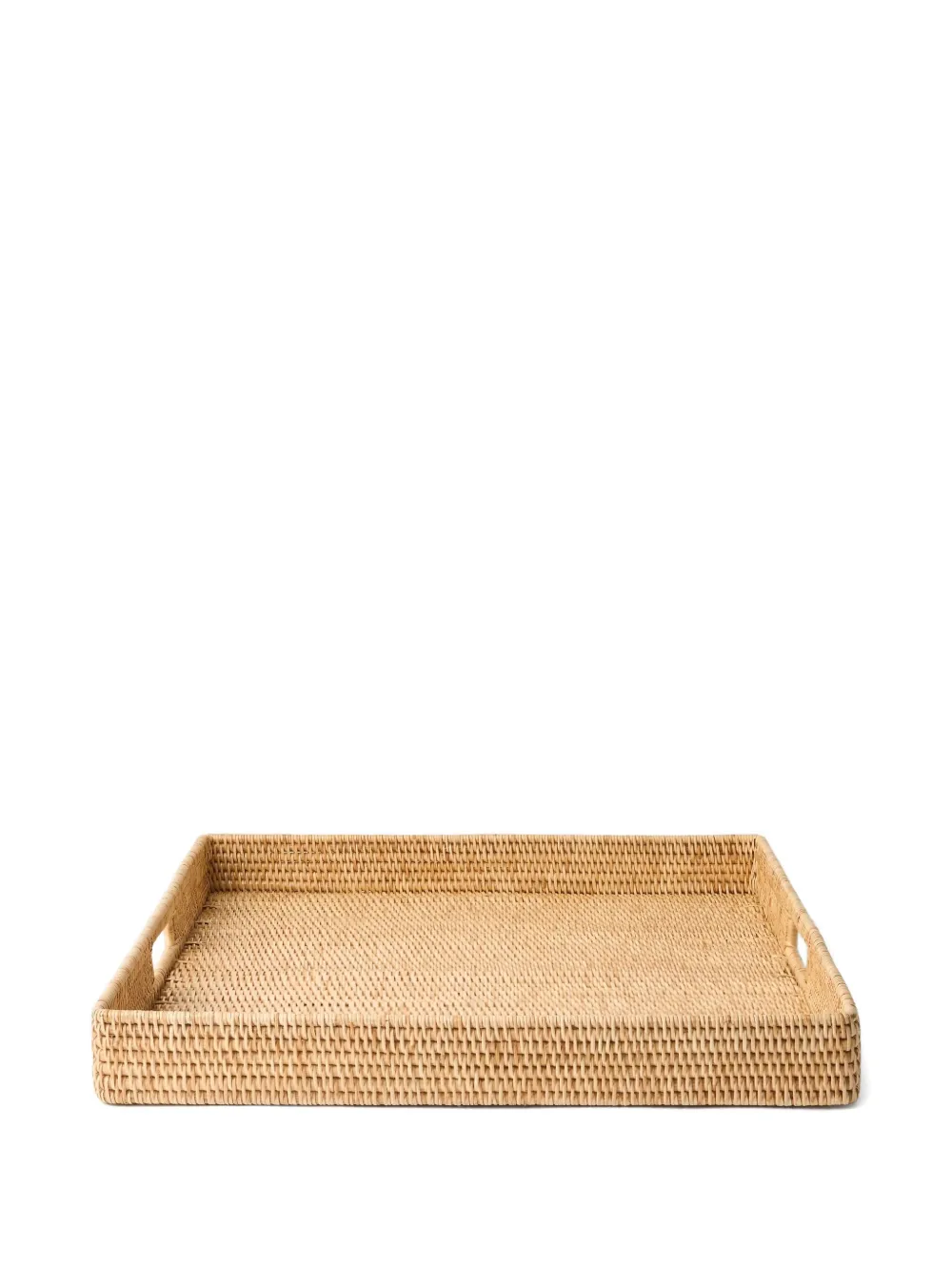 Cabana Sabbia woven square tray (50cm x 50cm) | Brown | Image 1