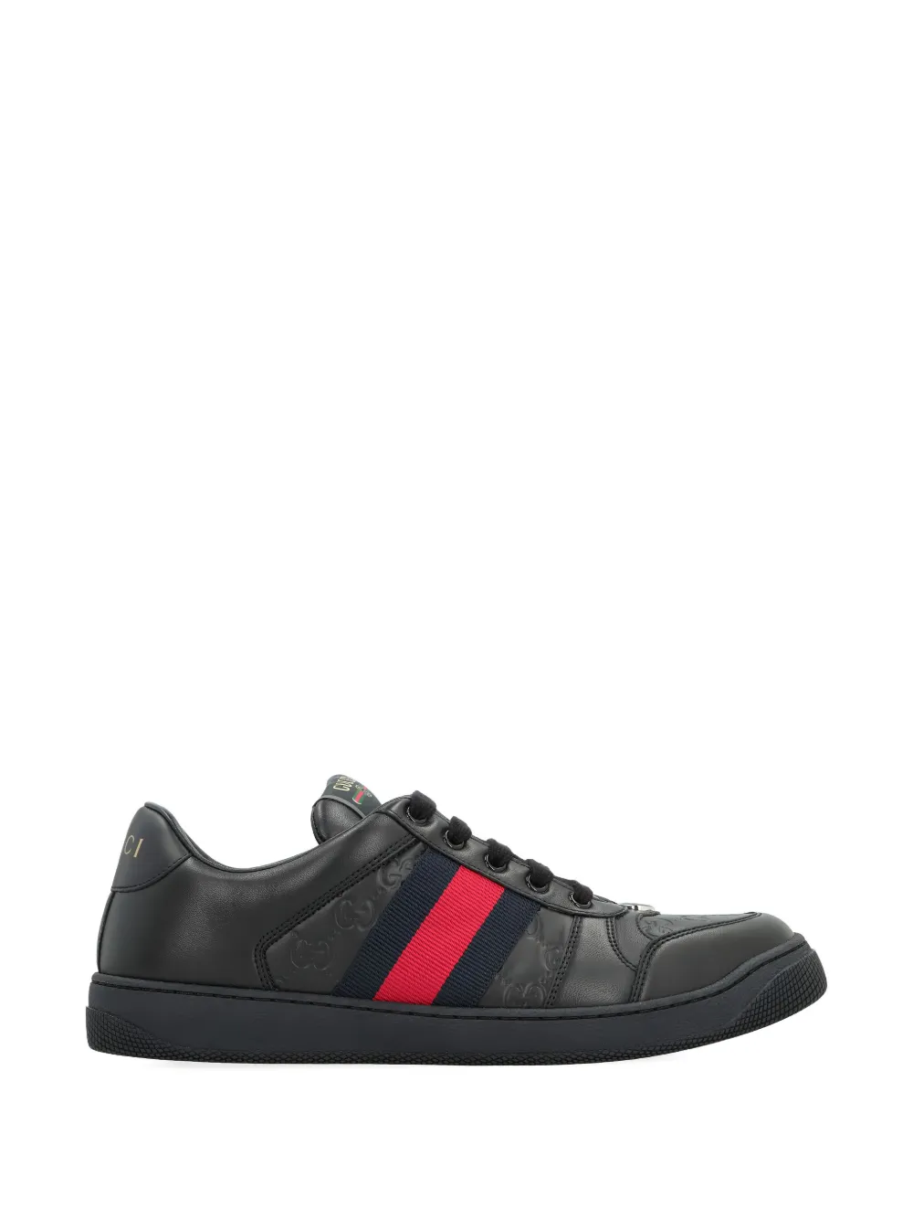 Gucci Screener leather sneakers Black