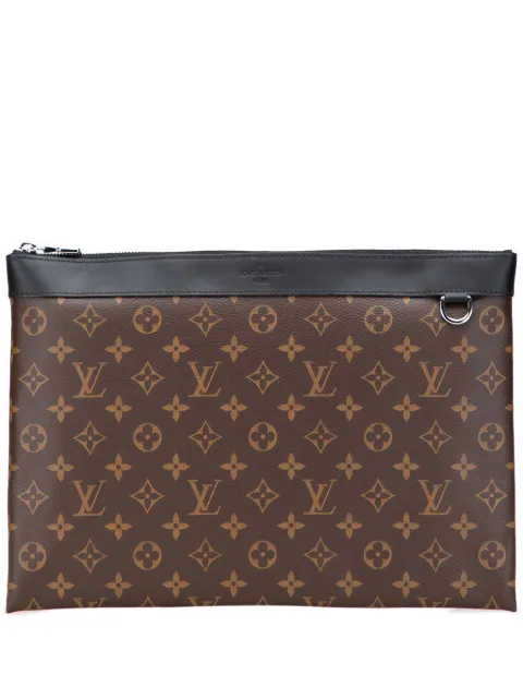 Louis Vuitton Pre-Owned 2020 Monogram Macassar Discovery Pochette GM clutch bag