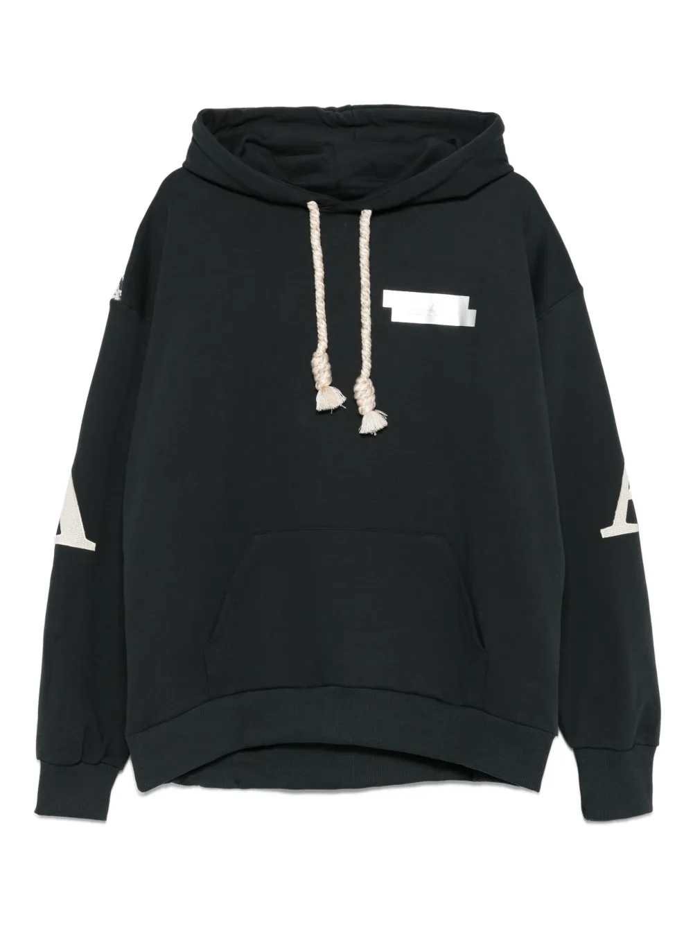 rope-drawstring hoodie